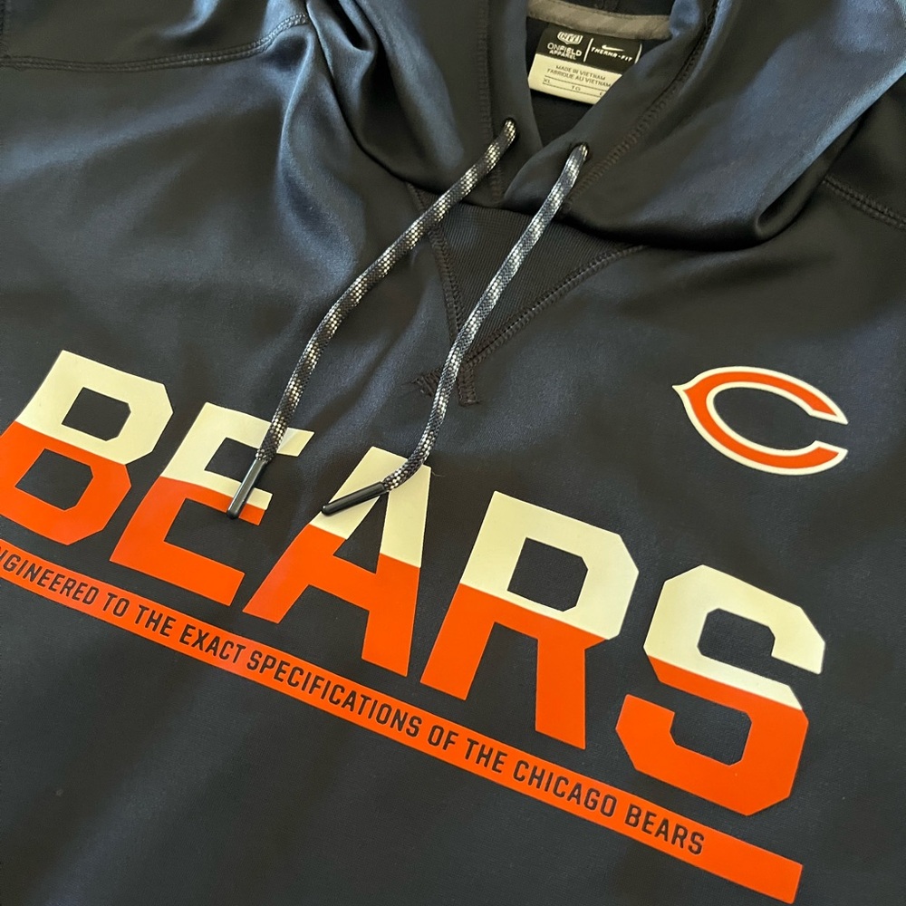 Nike Bears Hoodie - Black and Orange